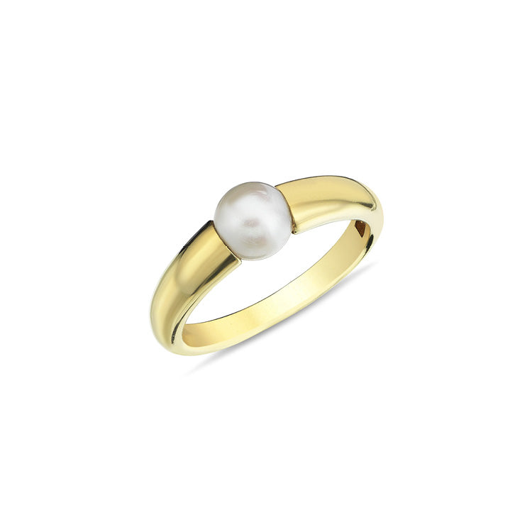 9ct Yellow Gold Freshwater Pearl Ring