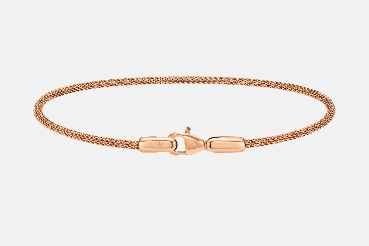 Daniel Wellington Mesh Bracelet 1.8 Rose Gold