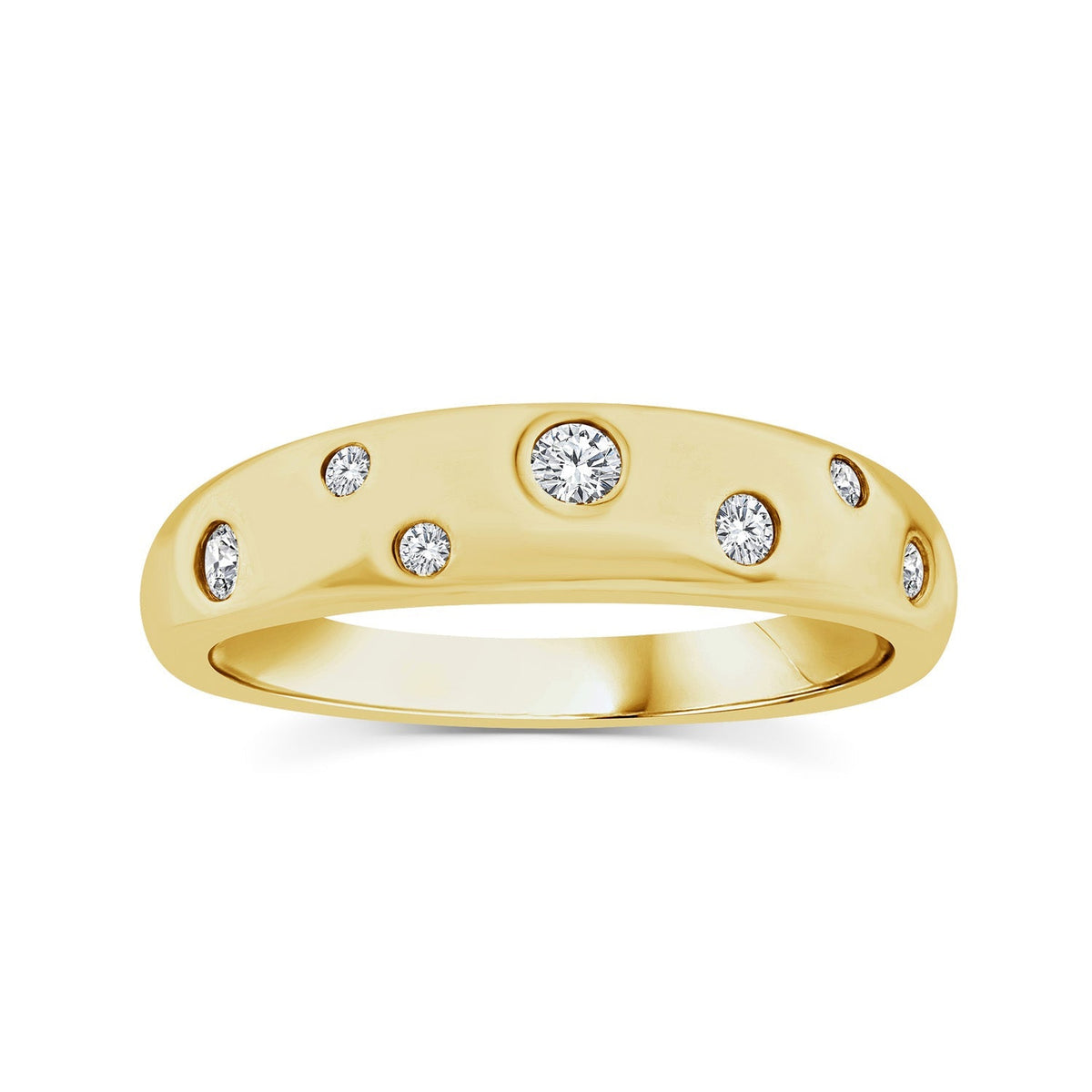 22ct Gold Vermeil 0.15ct Lab Grown Diamond Ring