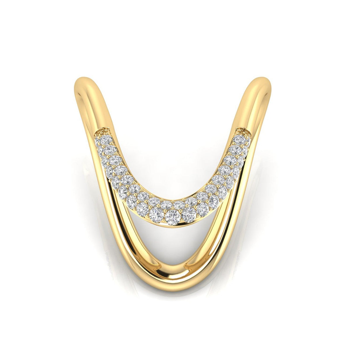 22ct Gold Vermeil 0.33ct Lab Grown Diamond Ring