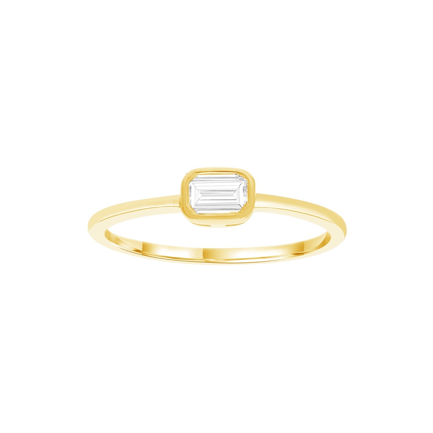 0.25ct Lab Grown Diamond Ring in 9ct Yellow Gold