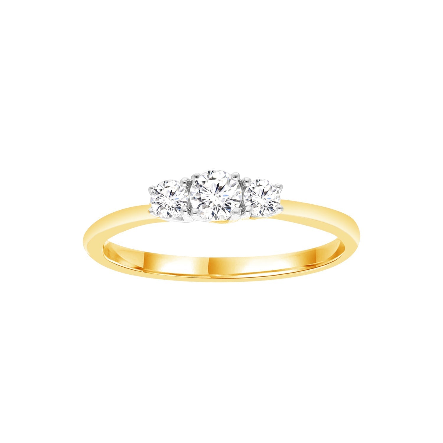 0.33ct Lab Grown Diamond Ring in 9ct Yellow Gold