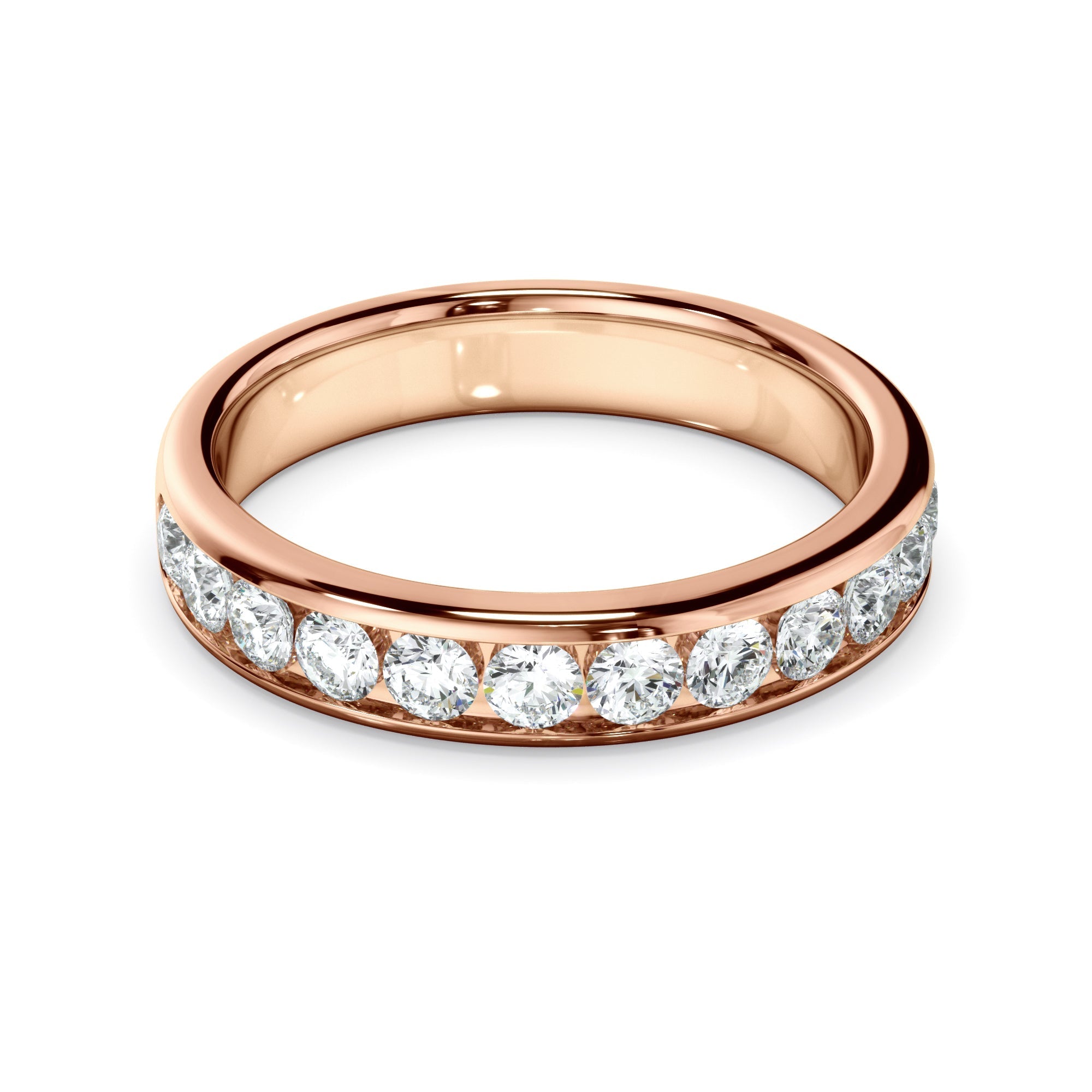 Diamond Channel Set Wedding Ring