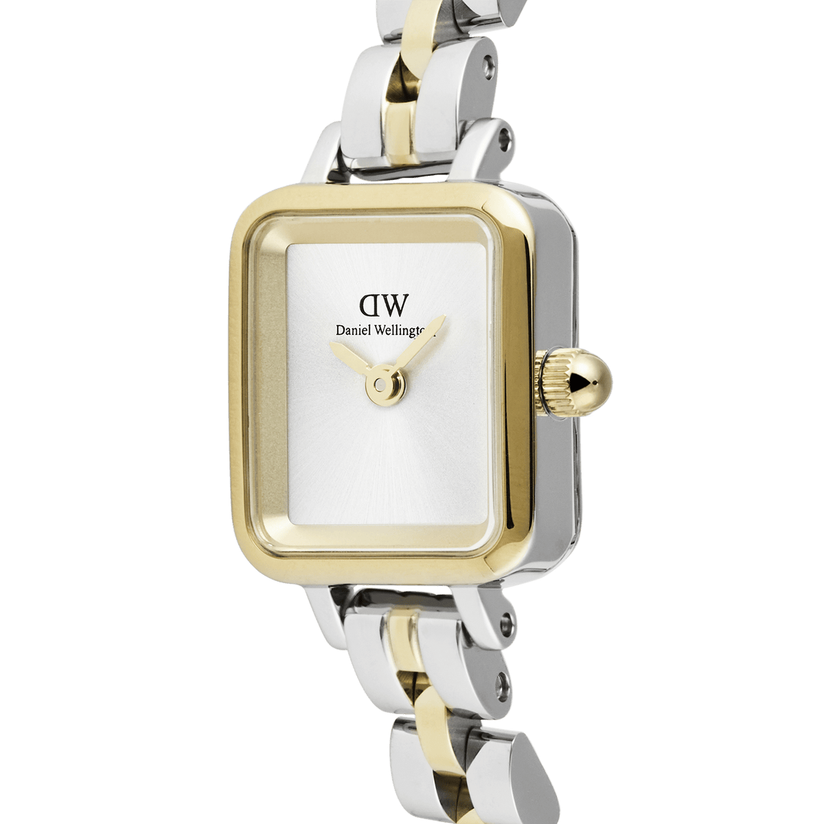 Daniel Wellington Quadro Mini Arch 3-Link Two Tone Gold