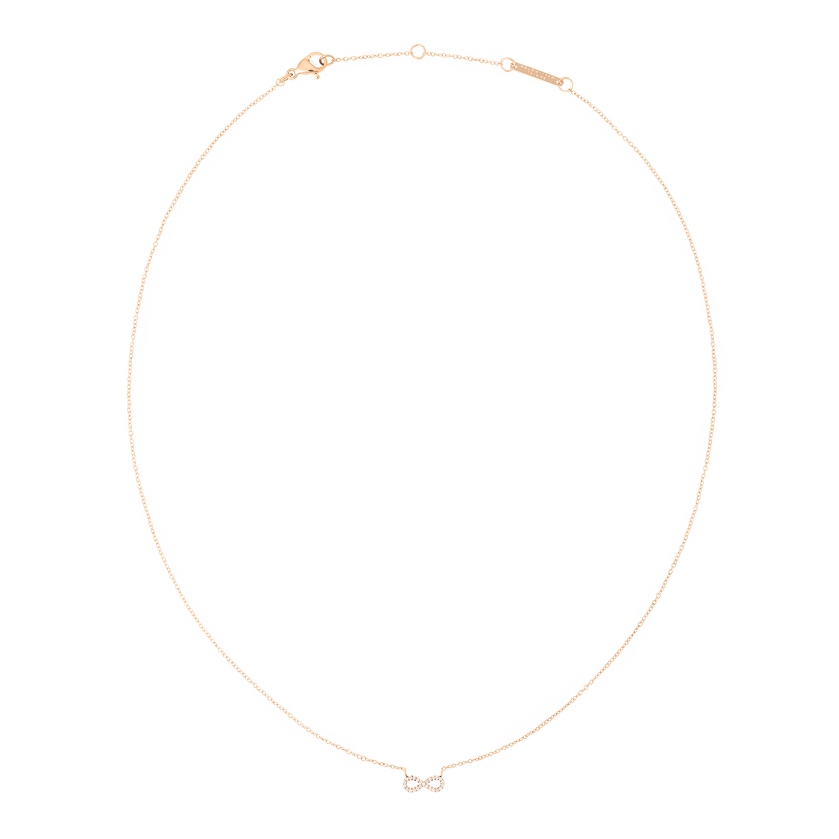 Daniel Wellington Mirelle Infinity Necklace Rose Gold