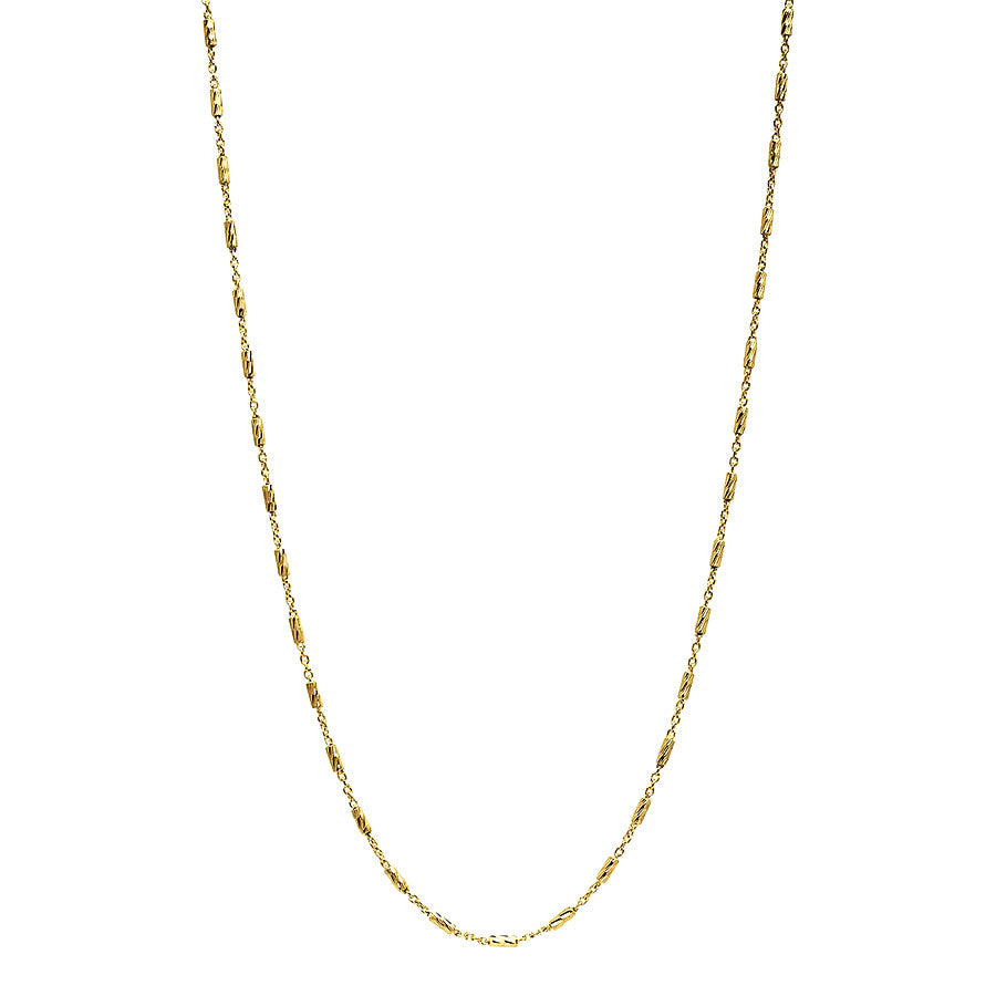 NAJO Equilibrium Yellow Gold Chain Necklace (60cm+ext)