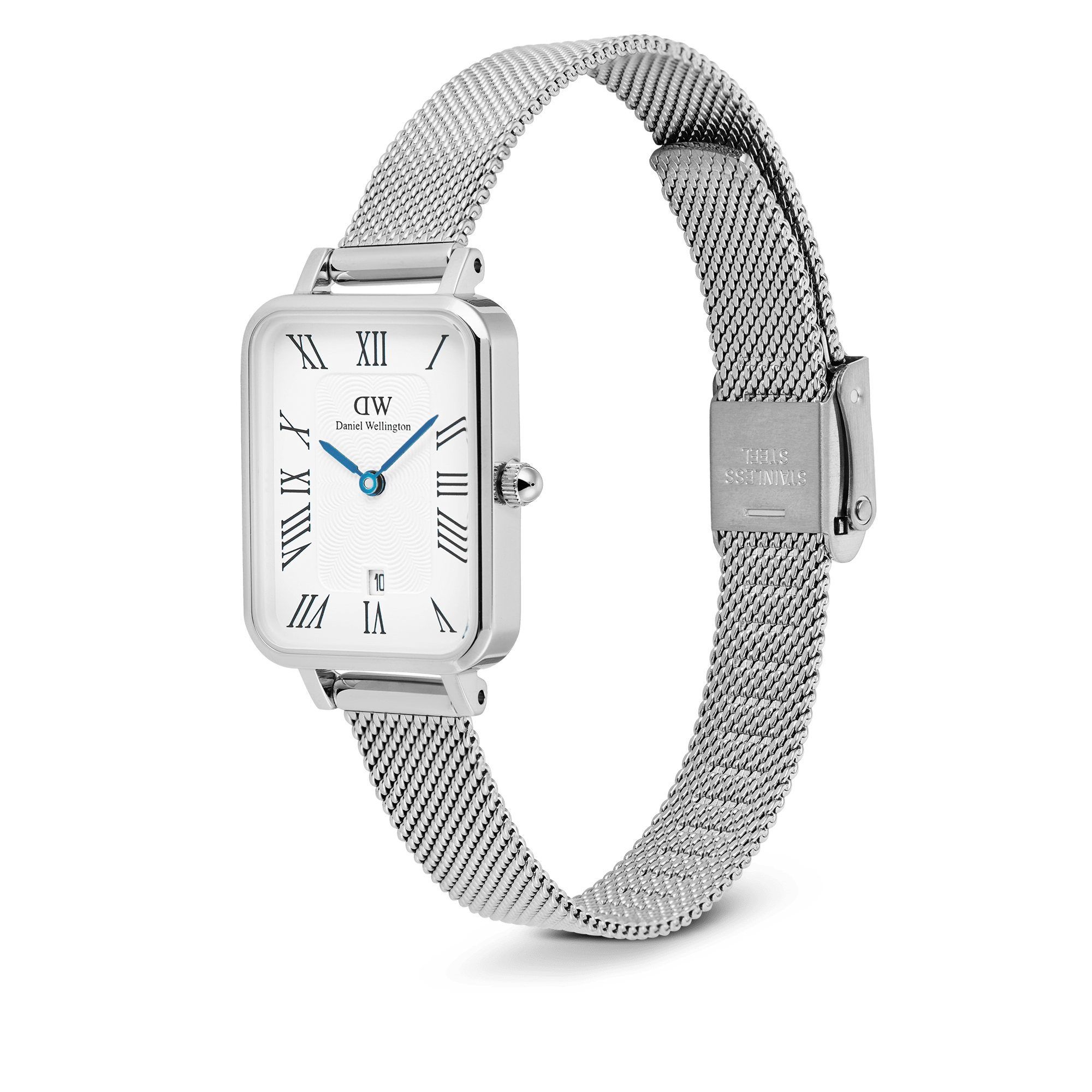 Daniel Wellington Quadro Sterling Roman Numerals Date