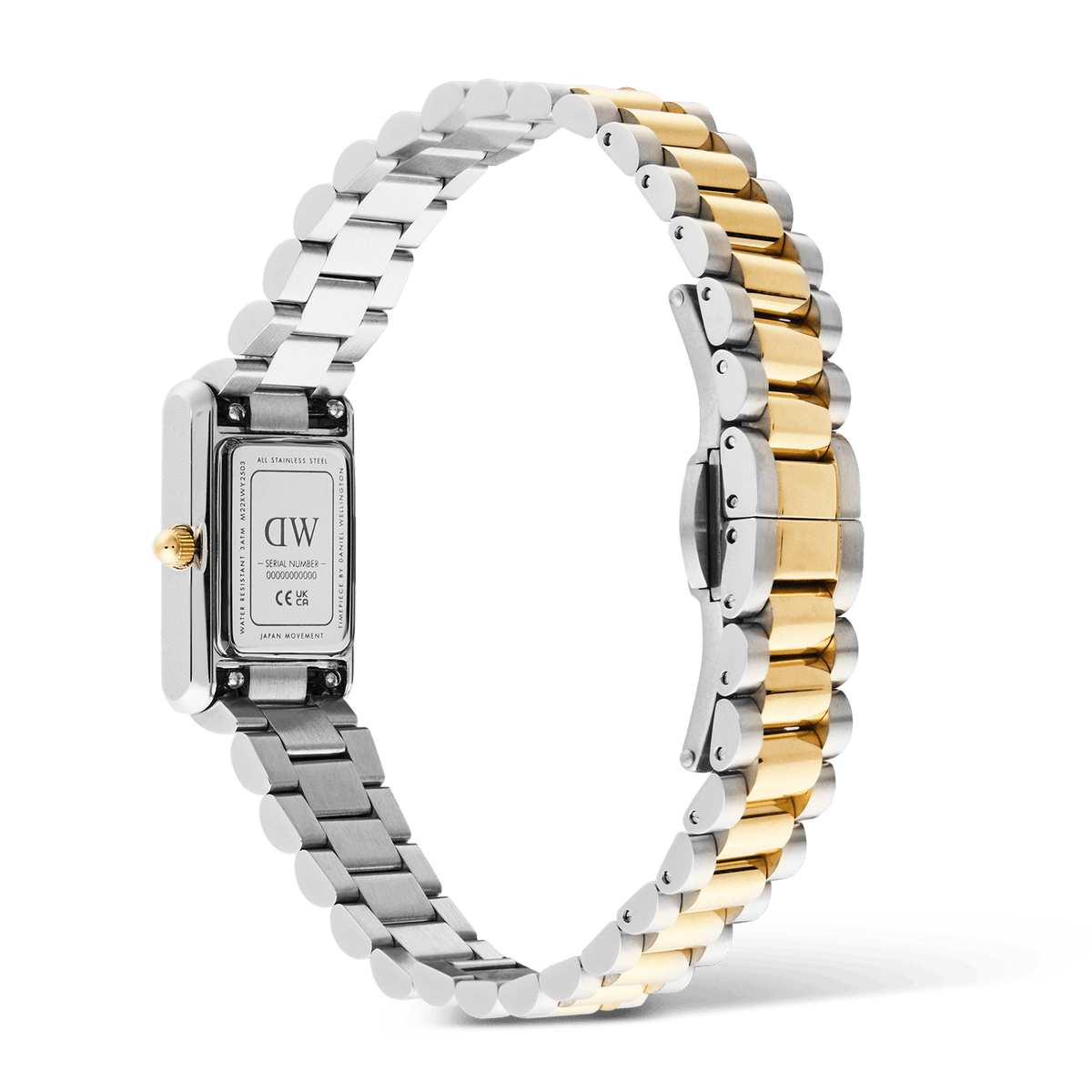 Daniel Wellington Bound Mini 3-Link Two Tone Gold