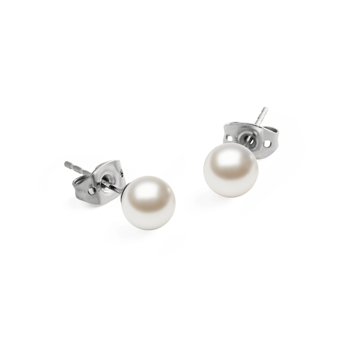 Daniel Wellington Pearl Stud Earring Silver