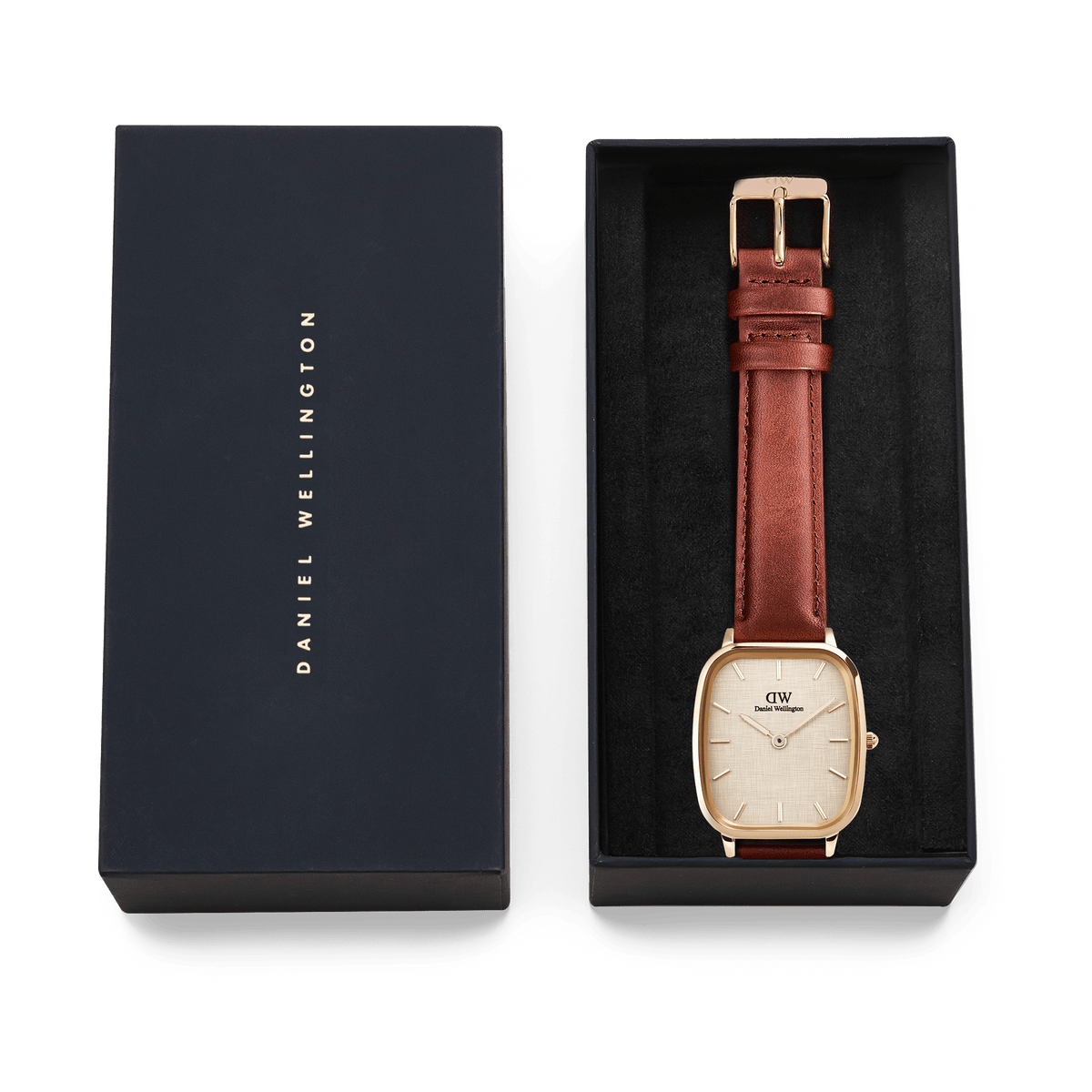 Daniel Wellington Marlon St Mawes Linen Rose Gold Watch