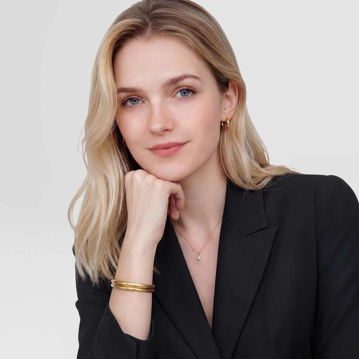 Daniel Wellington Arch Cuff Gold 6mm