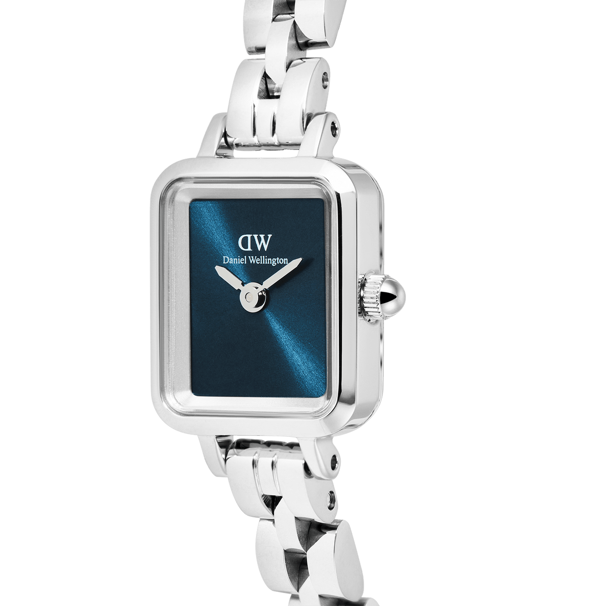 Daniel Wellington Quadro Mini Arch 3-link Arctic Sunray Silver
