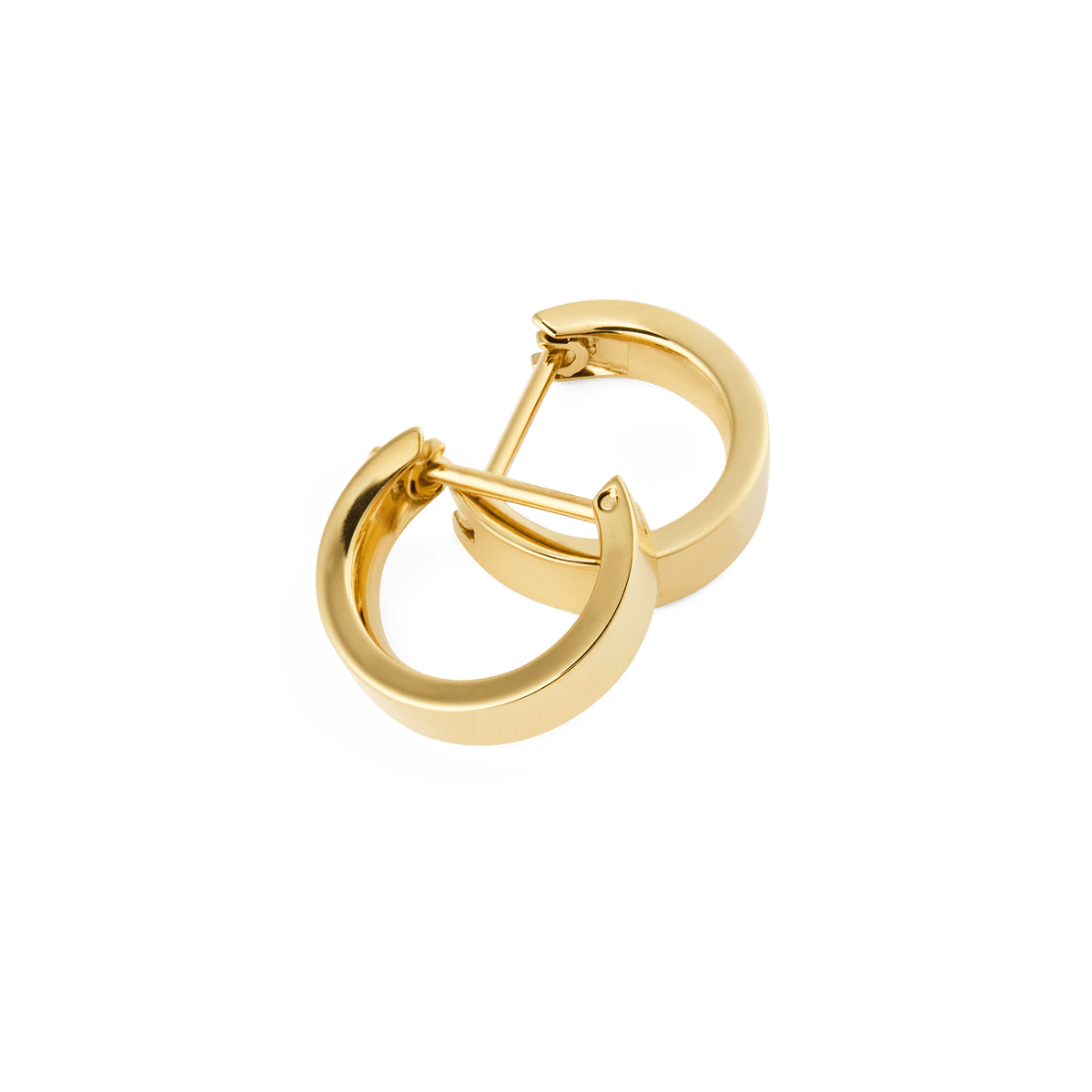 Daniel Wellington Line Earrings Polished Gold 3.5mm