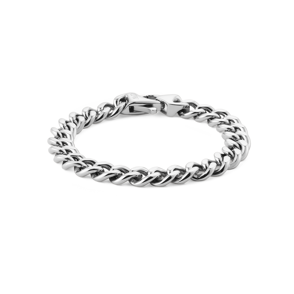 Daniel Wellington Ellipse Cuban Chain Bracelet Silver