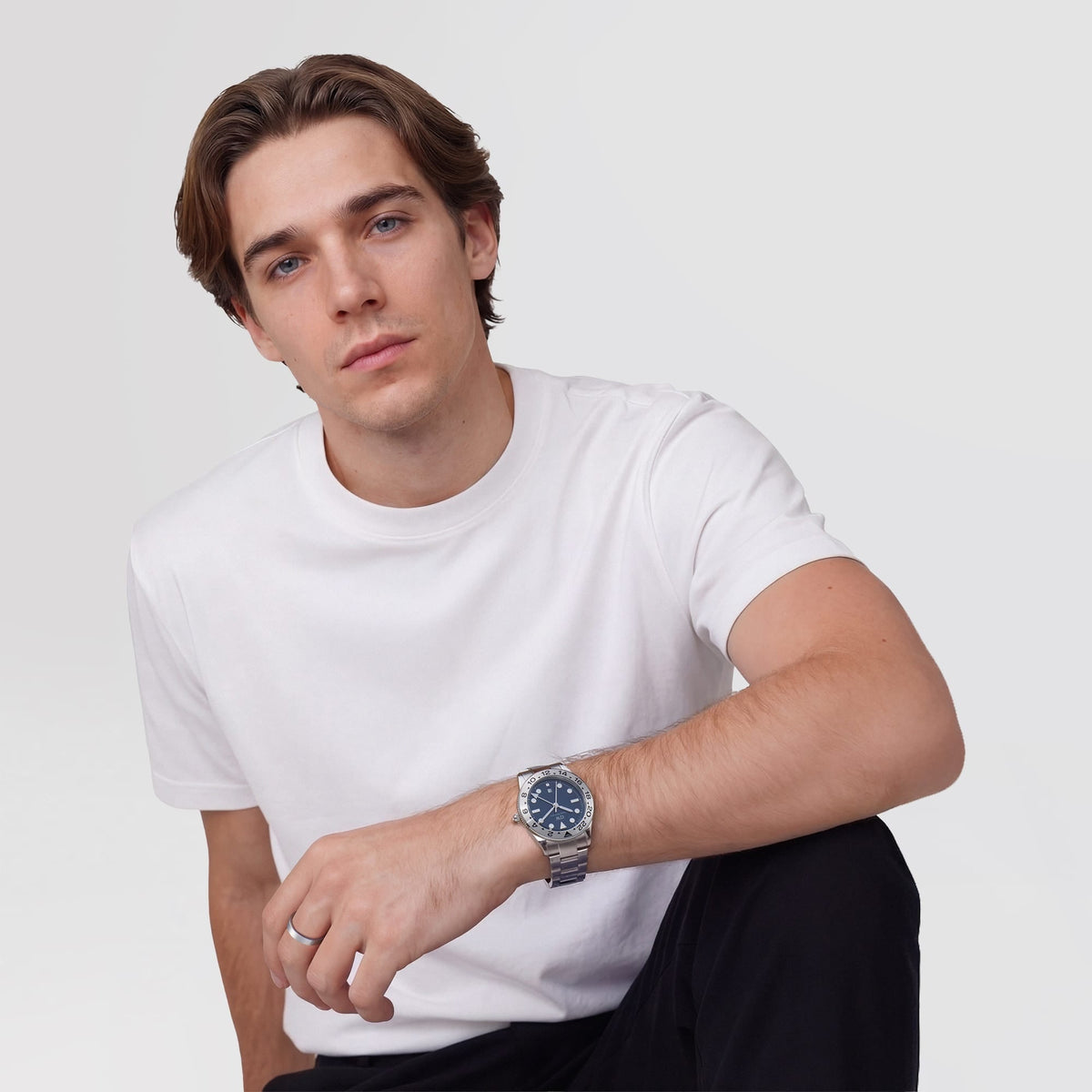 Daniel Wellington Line Ring Brushed Silver 4.5mm