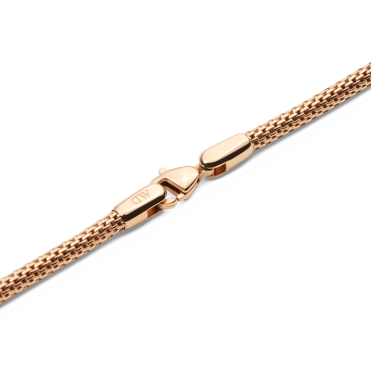 Daniel Wellington Tide Mesh Necklace Rose Gold 2.8