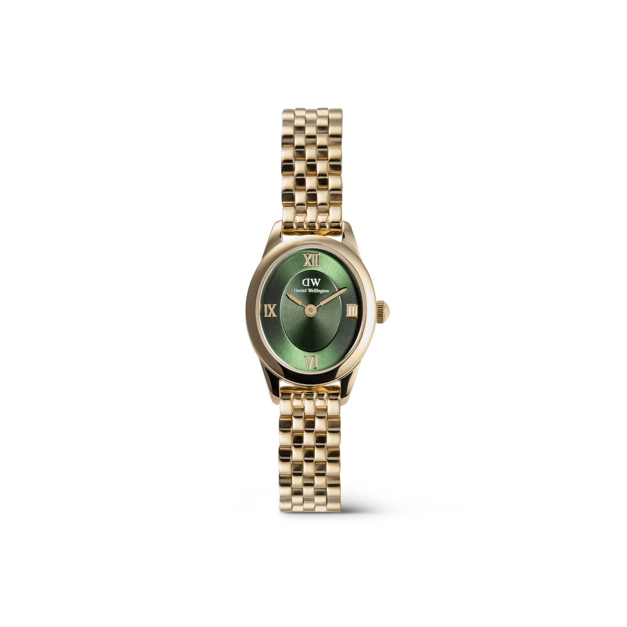 Daniel Wellington Ophelia Mini Emerald Gold Watch