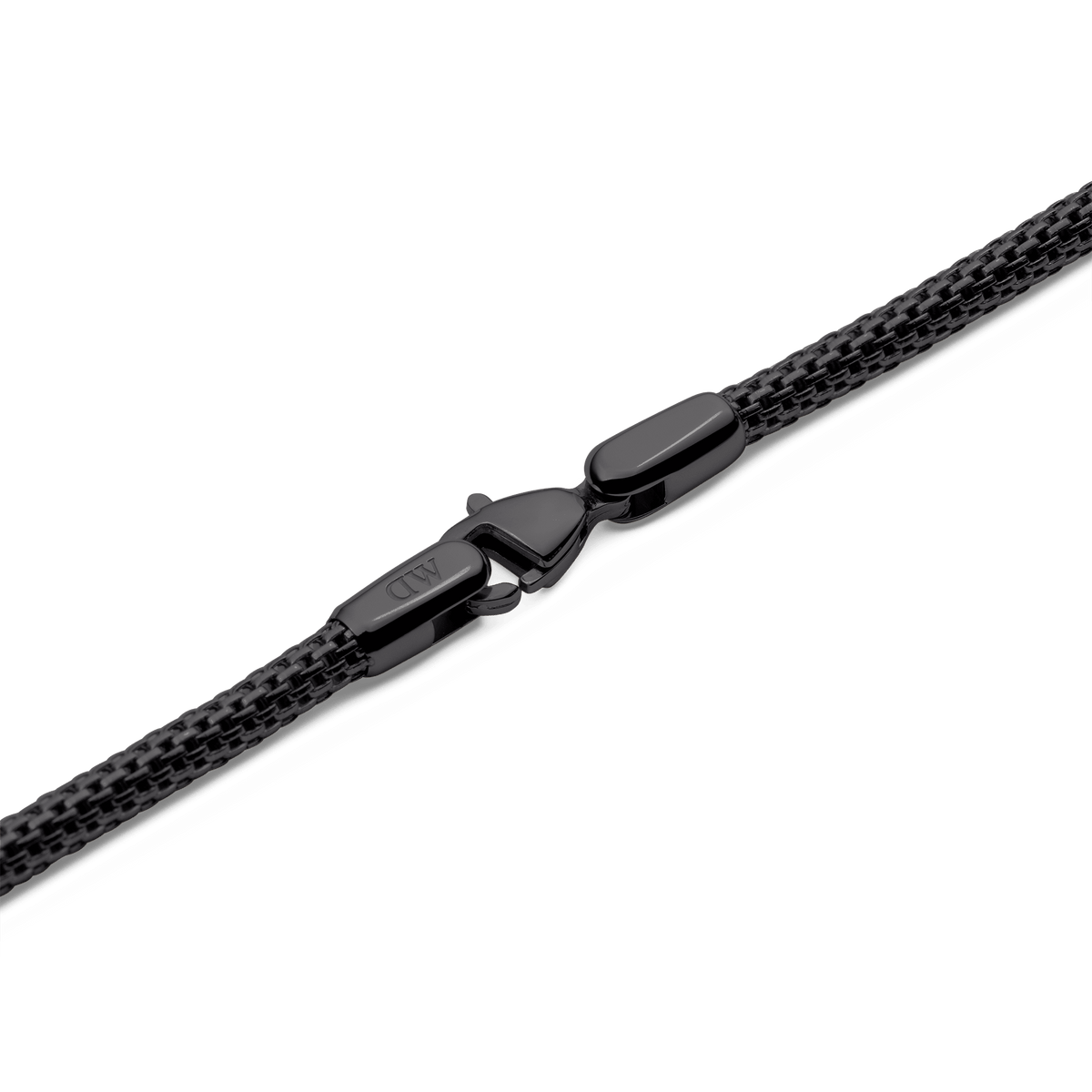 Daniel Wellington Tide Mesh Necklace Black 2.8
