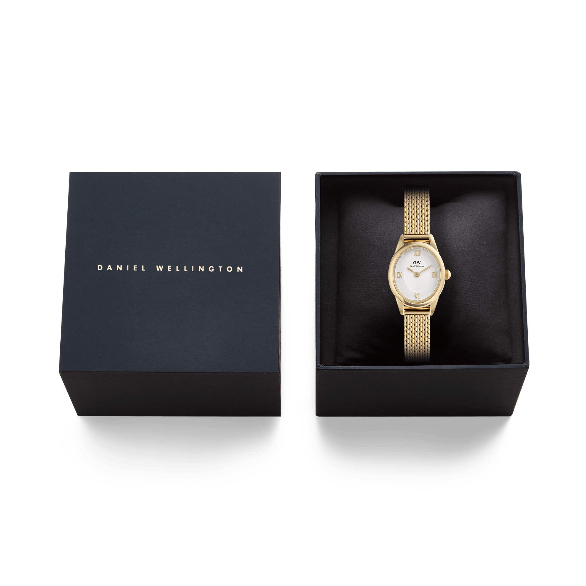 Daniel Wellington Ophelia Mini Mesh White Gold