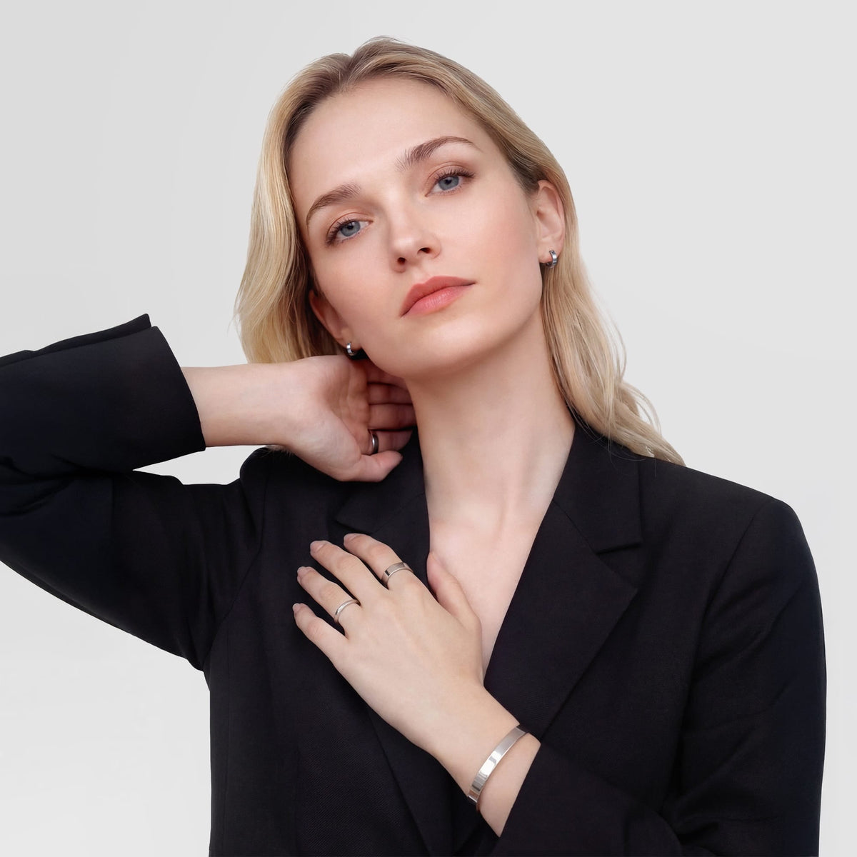 Daniel Wellington Line Earring Polished Silver 3.5mm