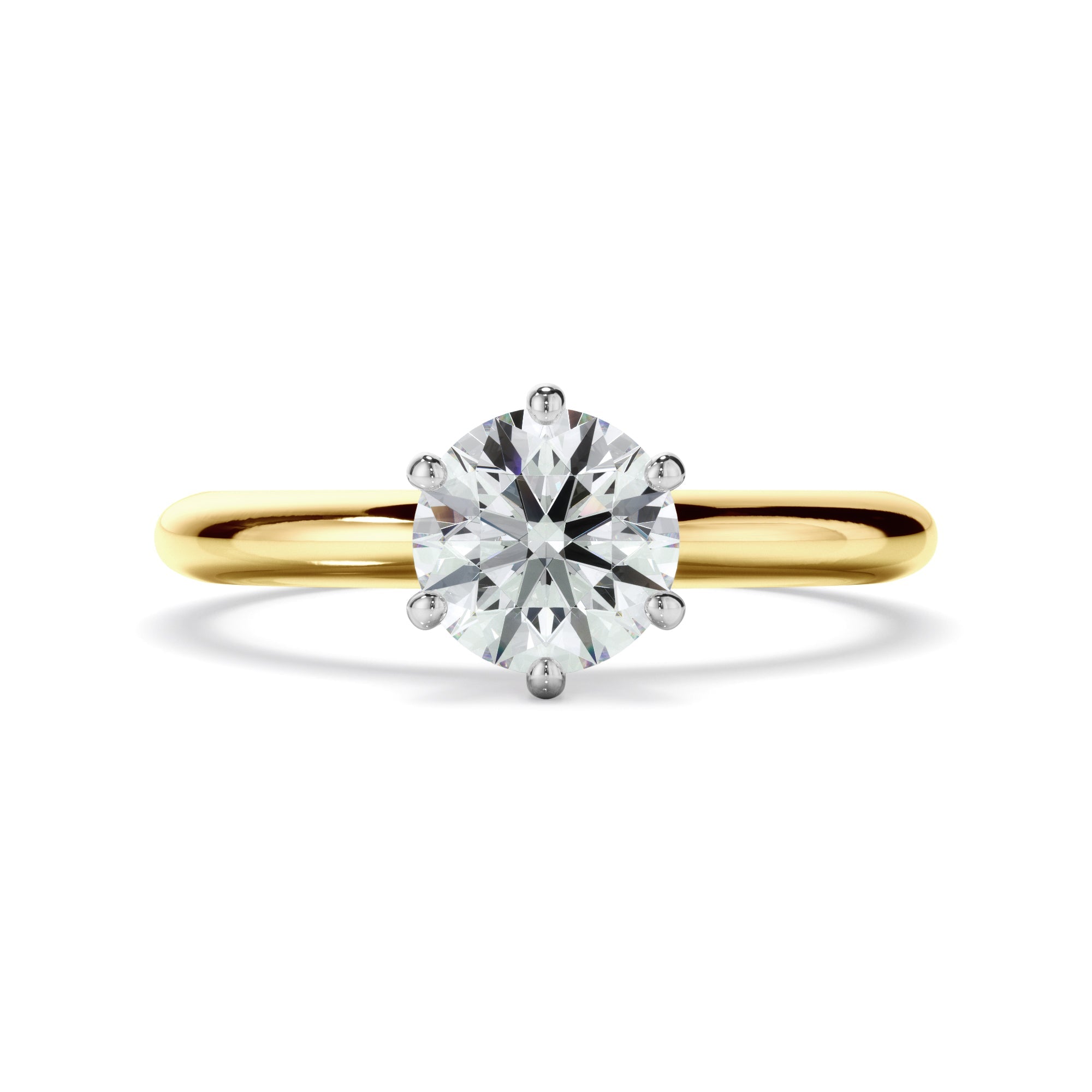 1.00ct Round Brilliant Cut Lab Grown Diamond Ring