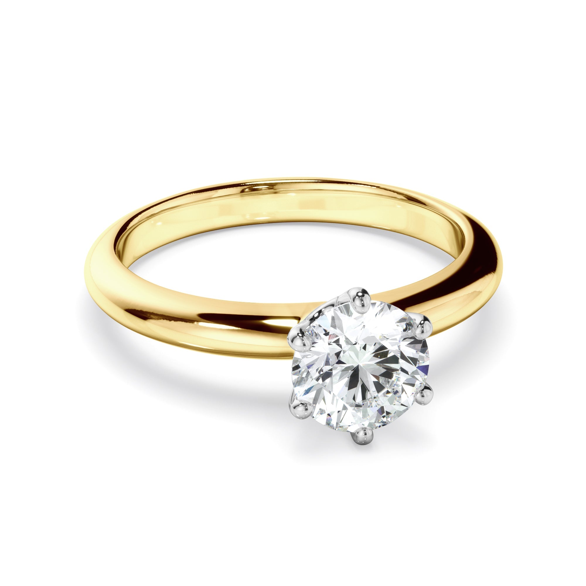 1.00ct Round Brilliant Cut Lab Grown Diamond Ring