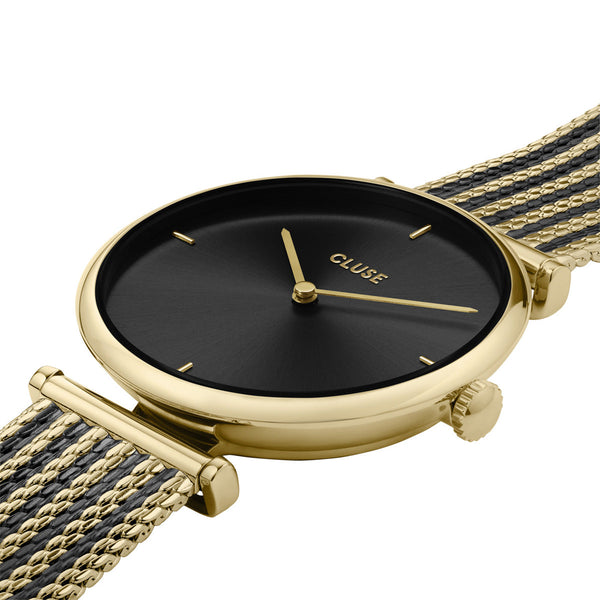 CLUSE Triomphe Mesh Bicolour Gold Black /Black