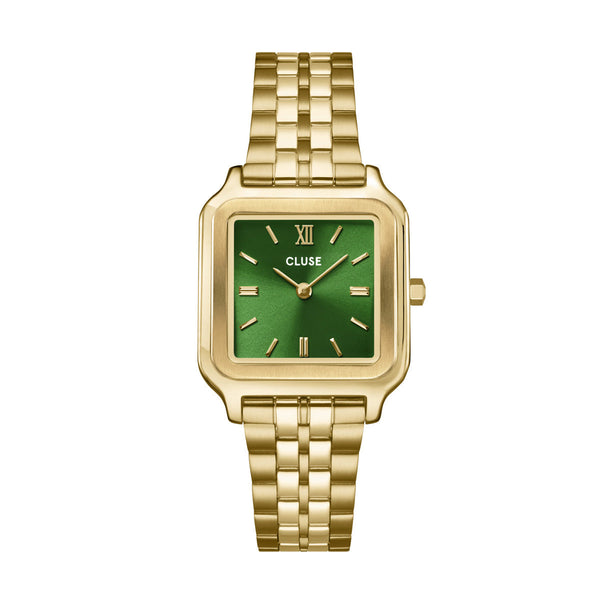 CLUSE Gracieuse Forest Green / Gold Watch