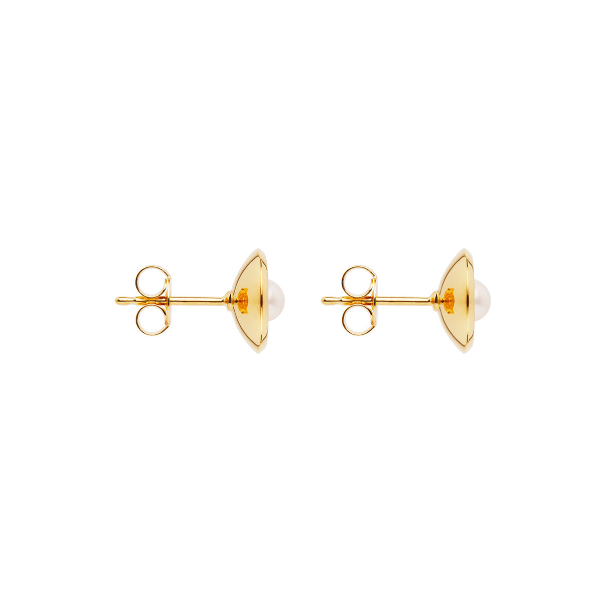 NAJO Capri Yellow Gold Pearl Earrings