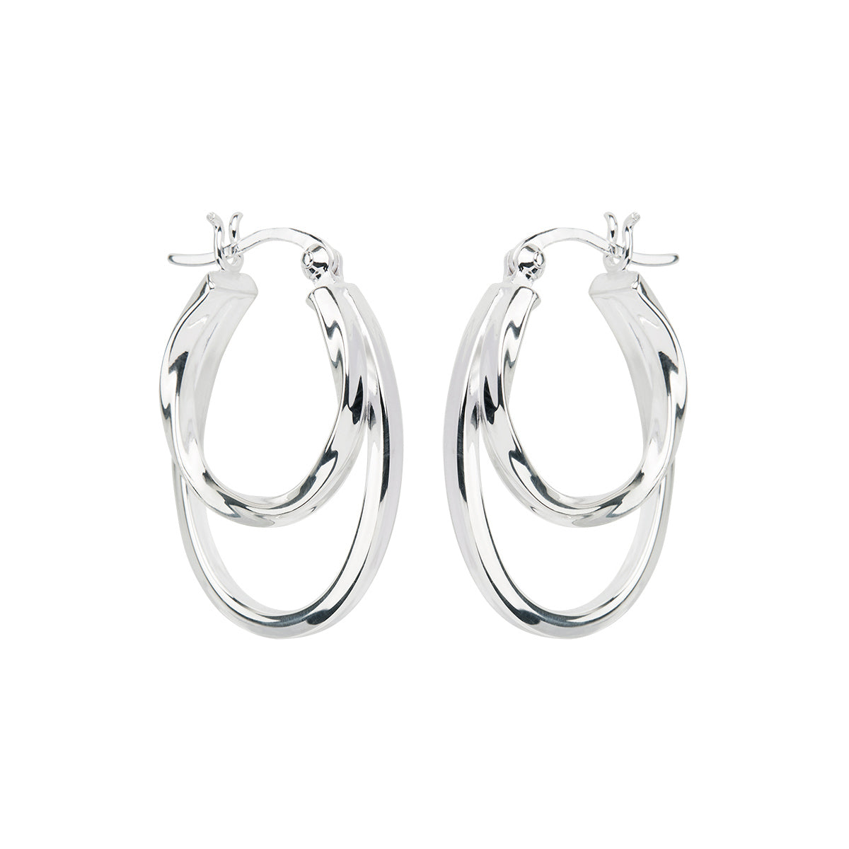 NAJO Sea of Change Silver Hoop Earrings