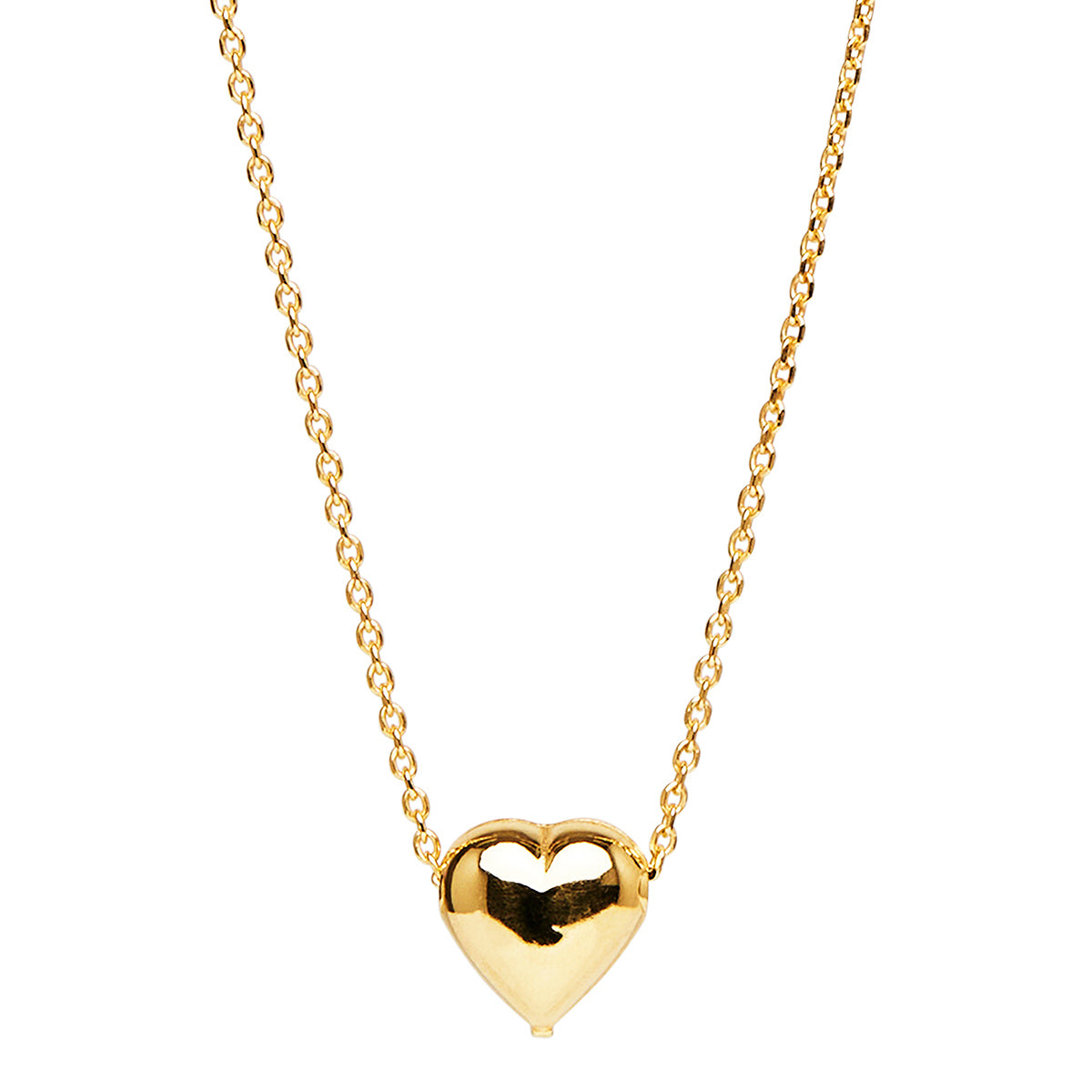 NAJO Amore Yellow Gold Charm Necklace (45cm)