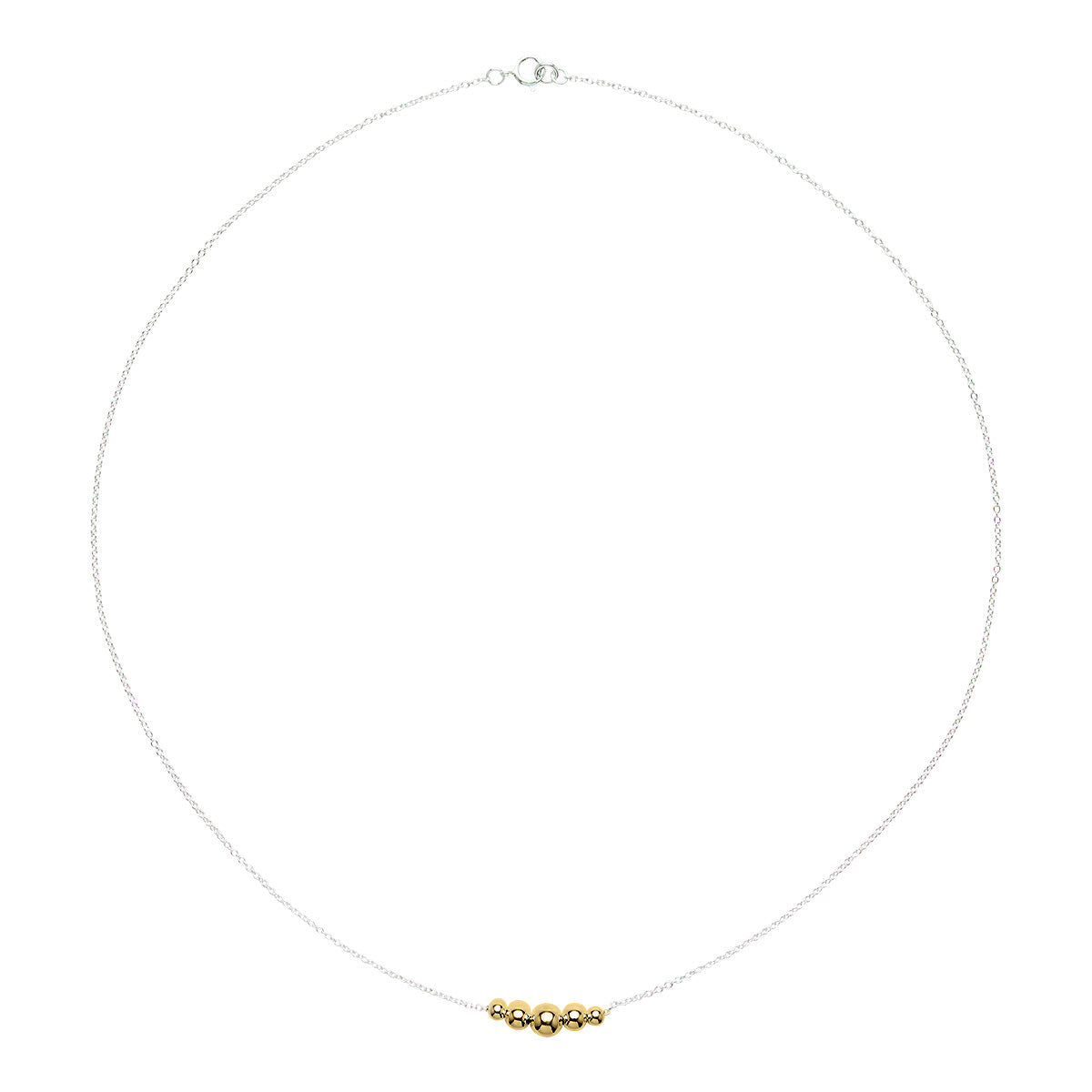 NAJO Oliva Two-Tone Necklace (45cm+ext)