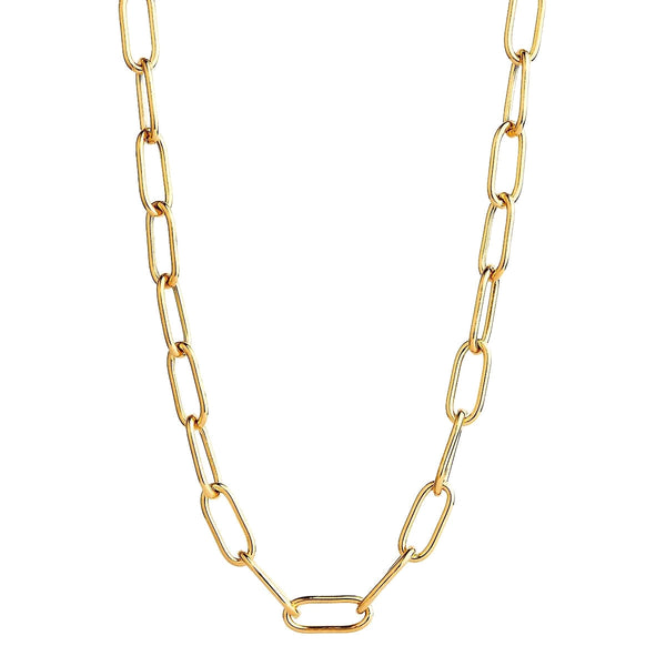 NAJO Vista Large Link Gold Necklace