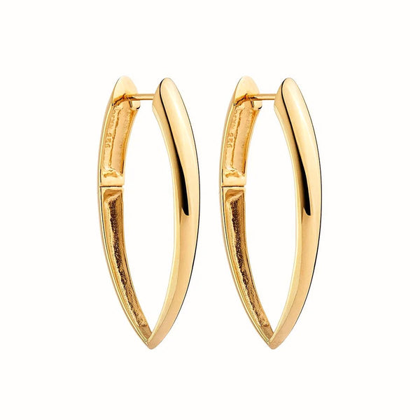 NAJO Topiary Hoop Gold Earrings