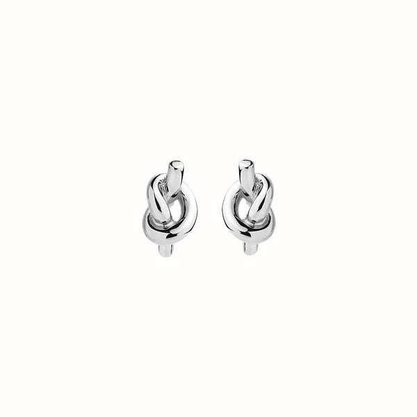 NAJO Nature's Knot Stud Silver Earrings