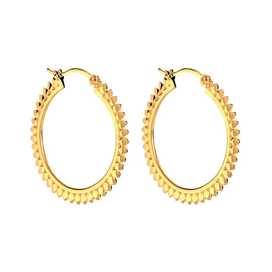 NAJO Radiance Hoop Gold Earrings