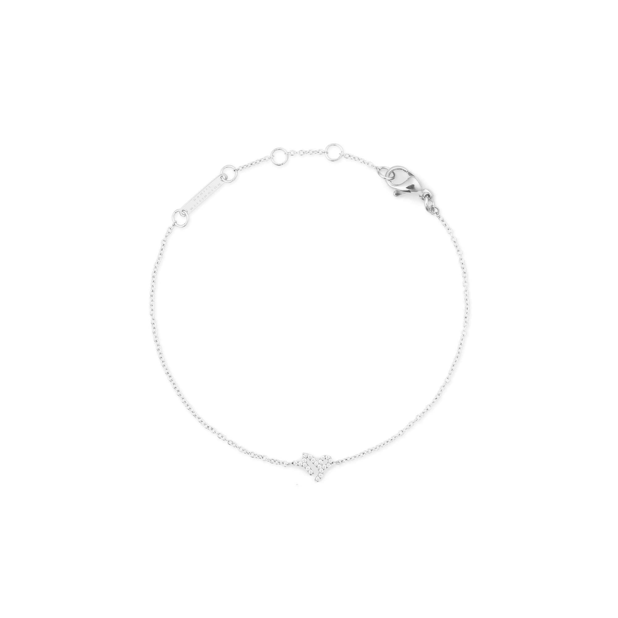 Daniel Wellington Crystal Zodiac Chain Bracelet Silver