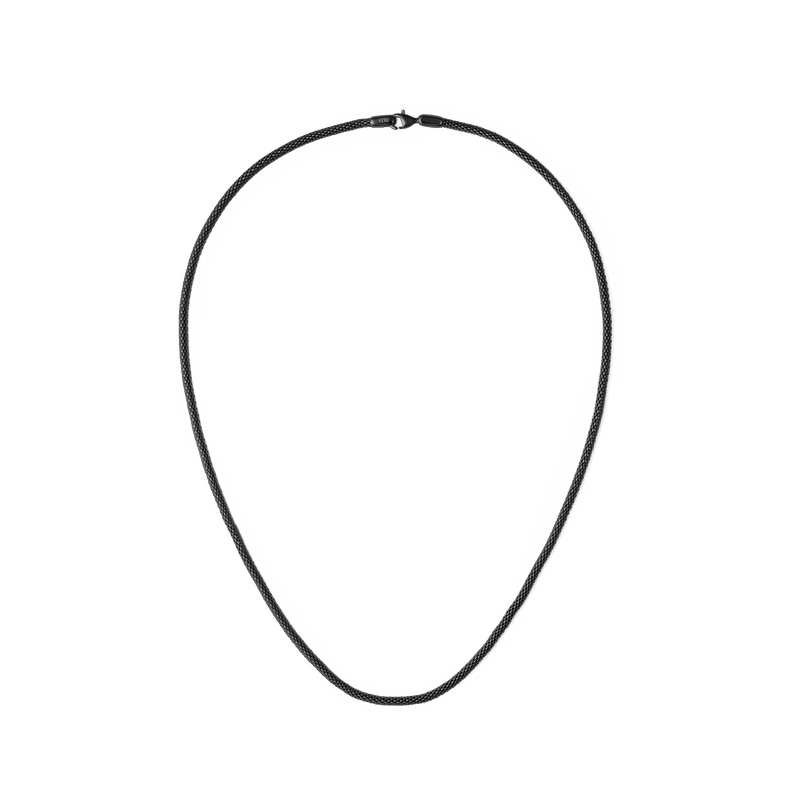 Daniel Wellington Tide Mesh Necklace Black 2.8
