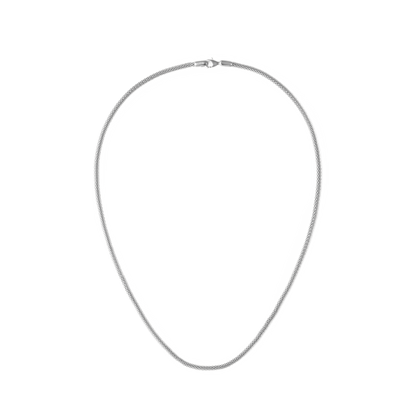 Daniel Wellington Tide Mesh Necklace Silver 2.8