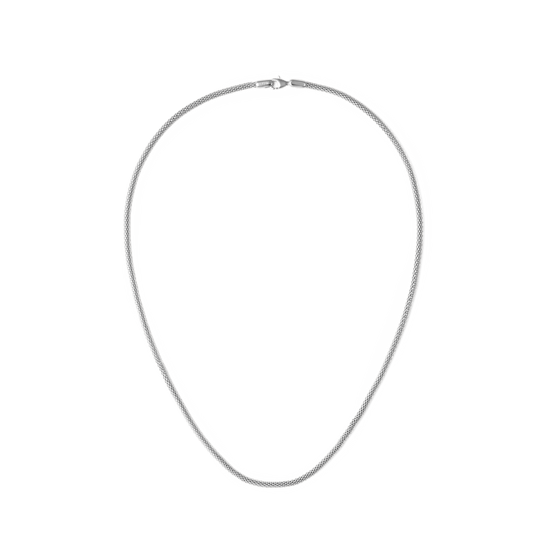 Daniel Wellington Tide Mesh Necklace Silver 2.8