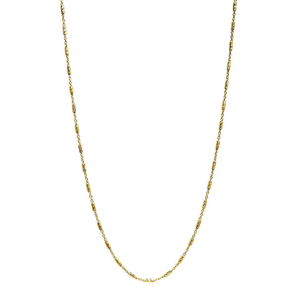 NAJO Equilibrium Yellow Gold Chain Necklace (45cm+ext)