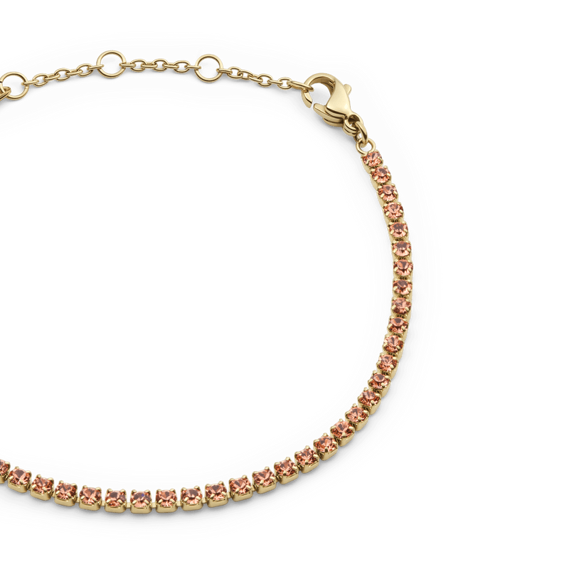 Daniel Wellington Classic Tennis Bracelet Apricot Gold