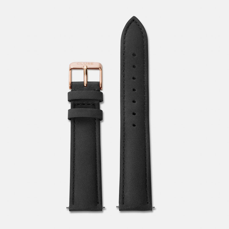 CLUSE 16mm Strap Black/Rose Gold CS1408101024