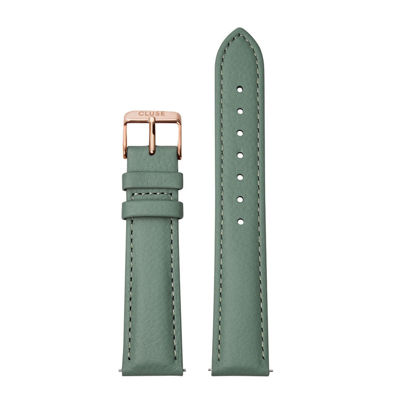 CLUSE 18mm Strap Stone Green/Rose Gold CS1408101087