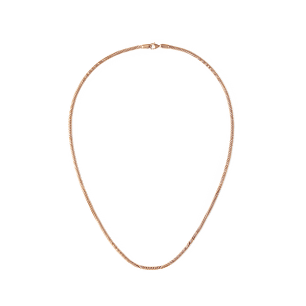 Daniel Wellington Tide Mesh Necklace Rose Gold 2.8