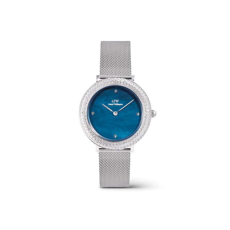 Daniel Wellington Crystalline Bezel Sterling Blue Watch