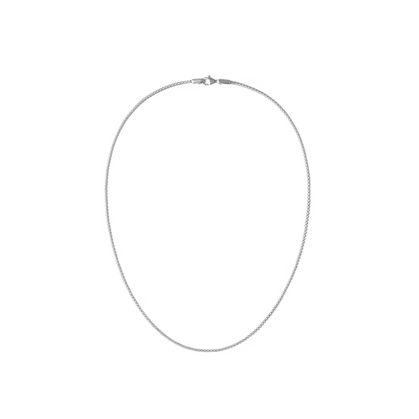 Daniel Wellington Tide Mesh Necklace Silver 1.8