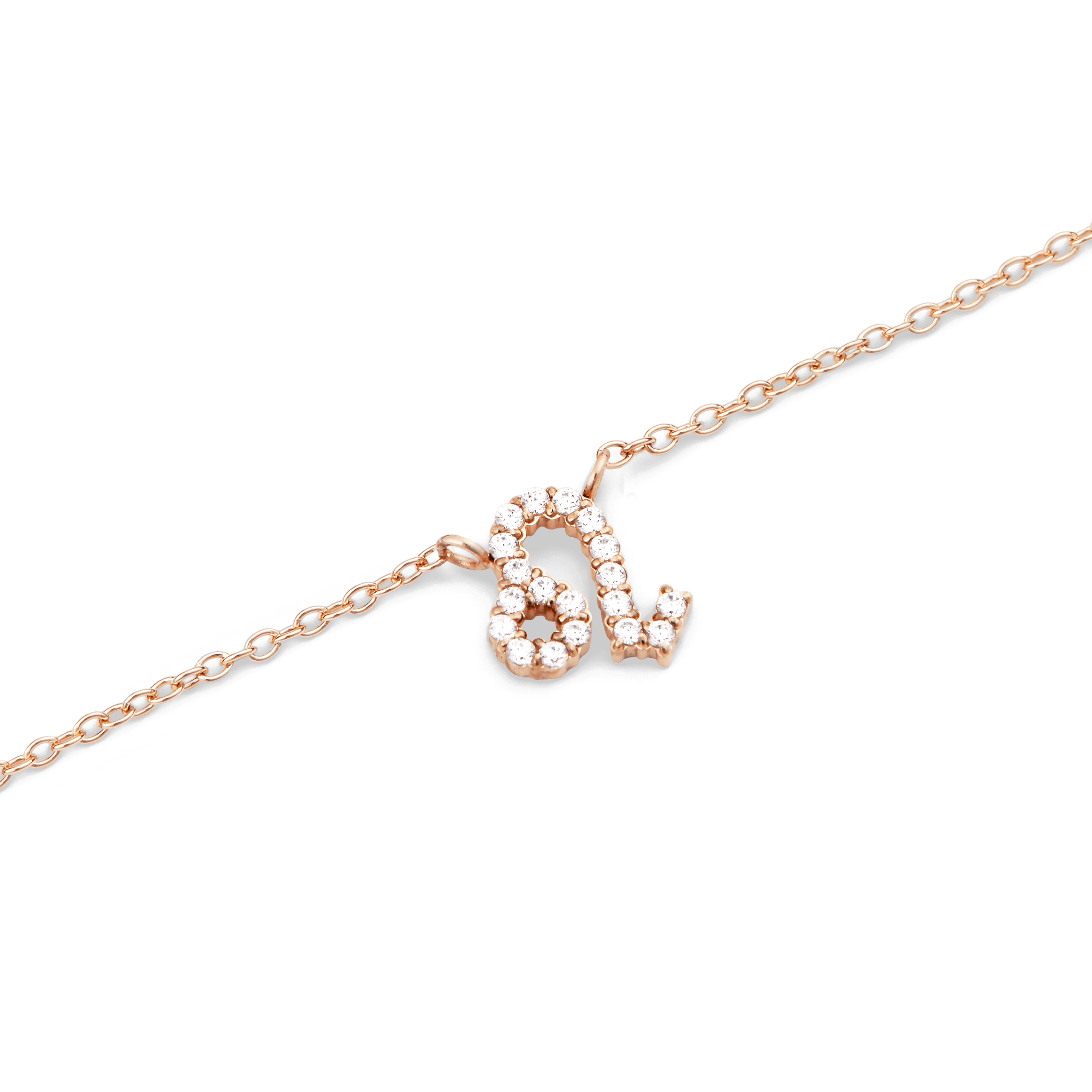 Daniel Wellington Zodiac Crystal Necklace Rose Gold