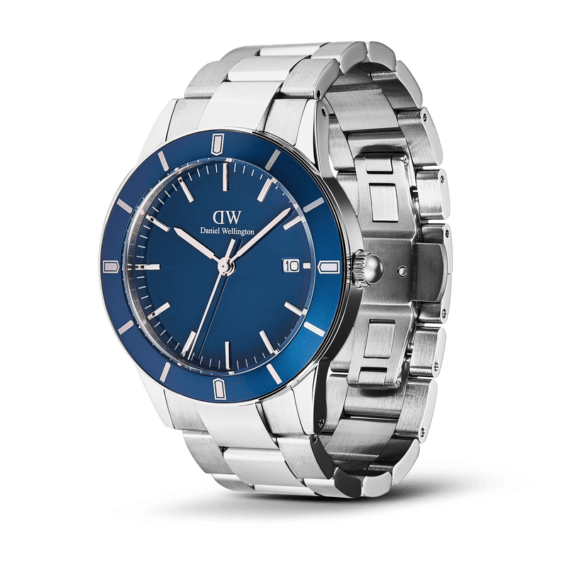 Daniel Wellington Iconic Paradigma Link Blue Enamel Watch