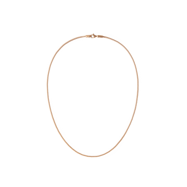 Daniel Wellington Tide Mesh Necklace Rose Gold 1.8